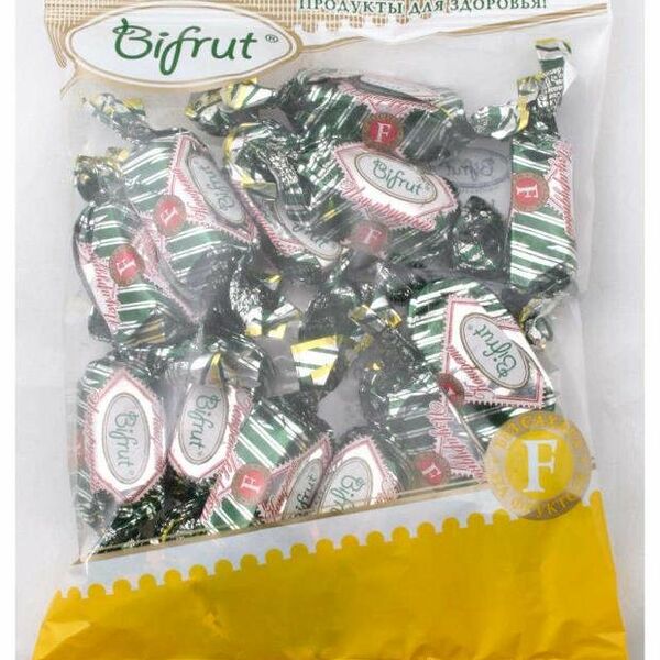 Конфеты Bifrut Изумрудный в глазури на фруктозе