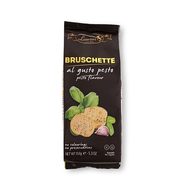 Брускетта Laurieri со вкусом песто 150г, Италия