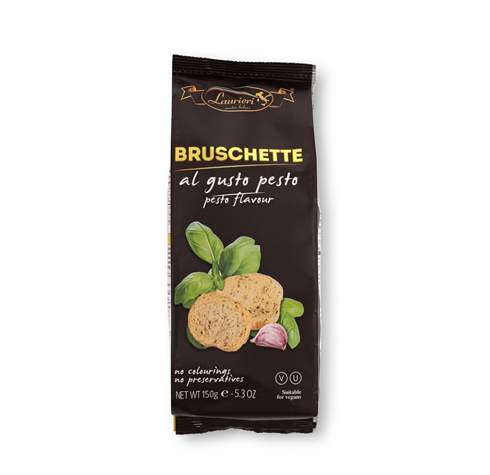 

Брускетта Laurieri со вкусом песто 150г, Италия