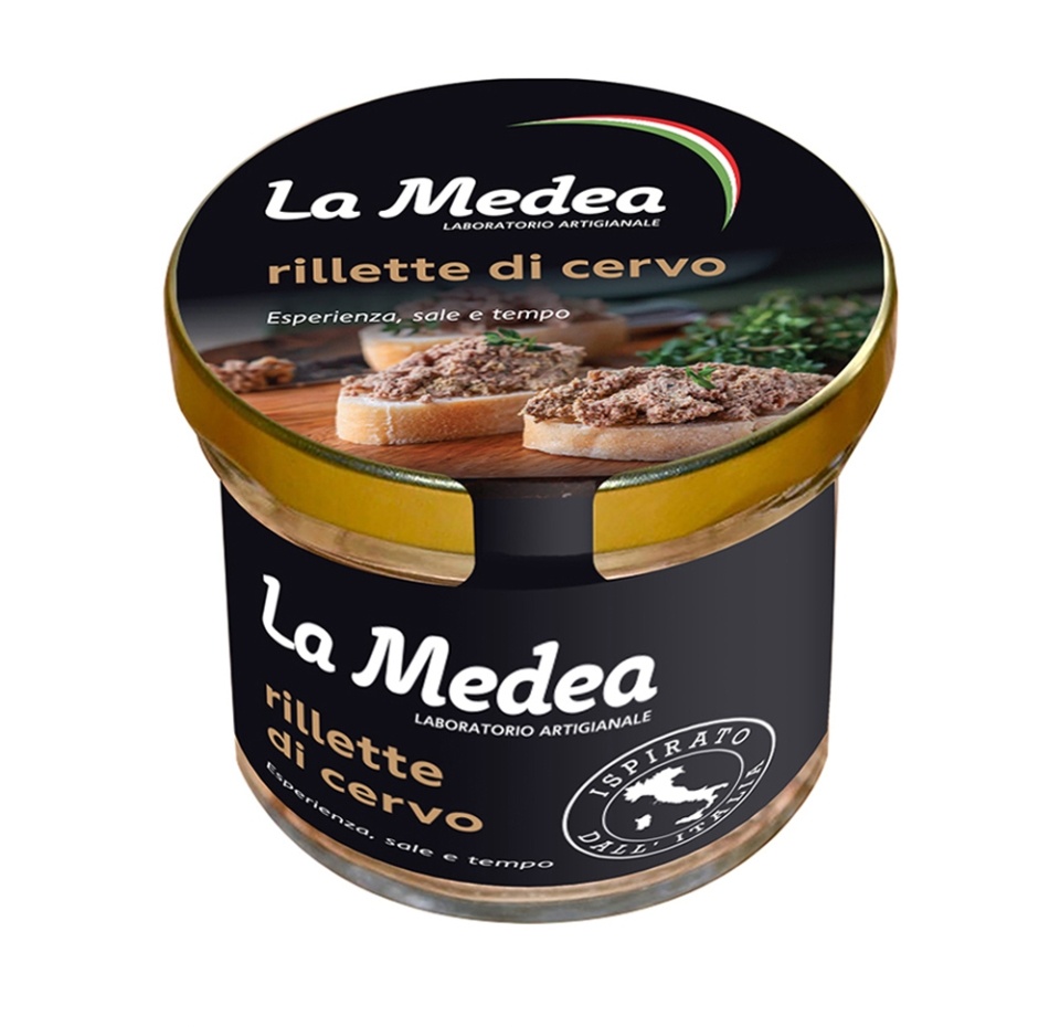 

Риллет из мяса северного оленя, La Medea, 85 г, Россия