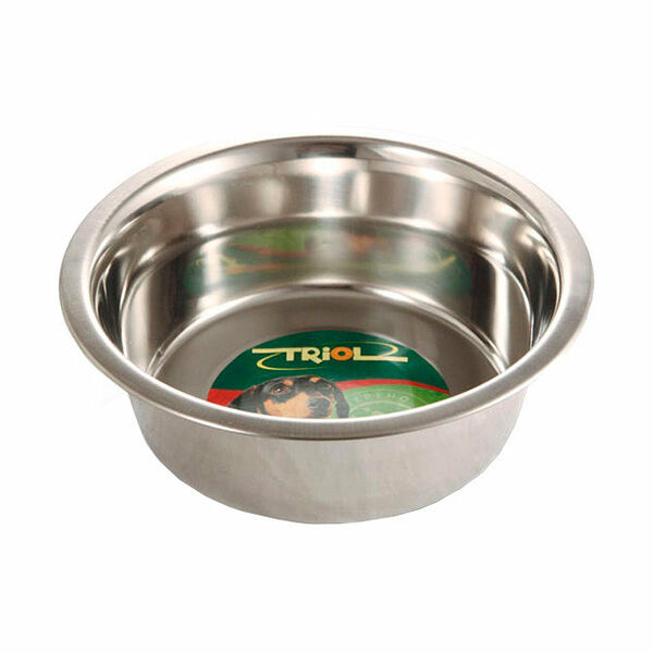Миска для животных металлическая 1,75 л ТМ Triol (Триол)