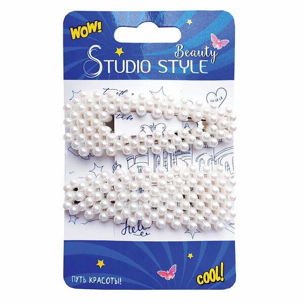 Заколки для волос с жемчугом ТМ Studio style (Студио стайл)