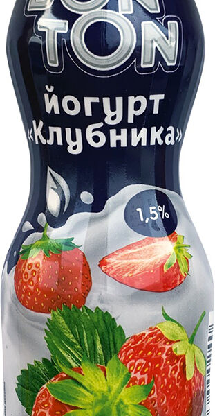 Йогурт питьевой Bon Ton с клубникой 1,5%