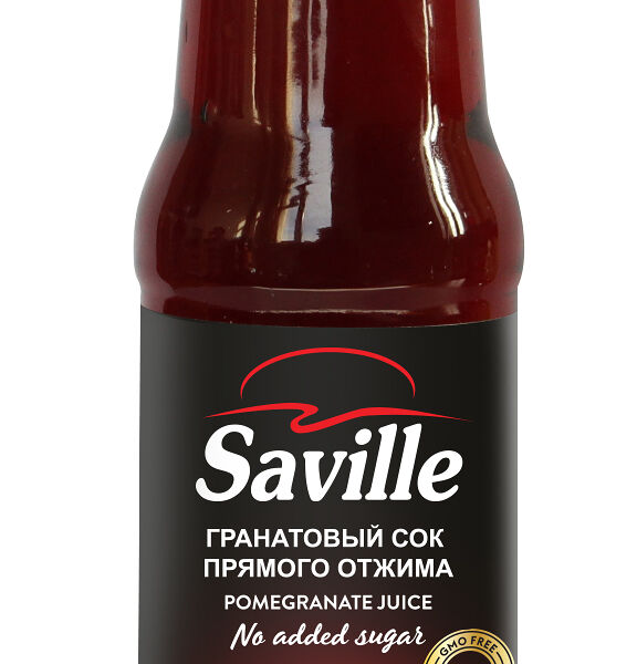 Сок  SAVILLE гранатовый 0,25л.