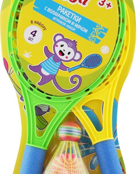Игрушка BIGGA Ракетки с воланчиком, в ассортименте