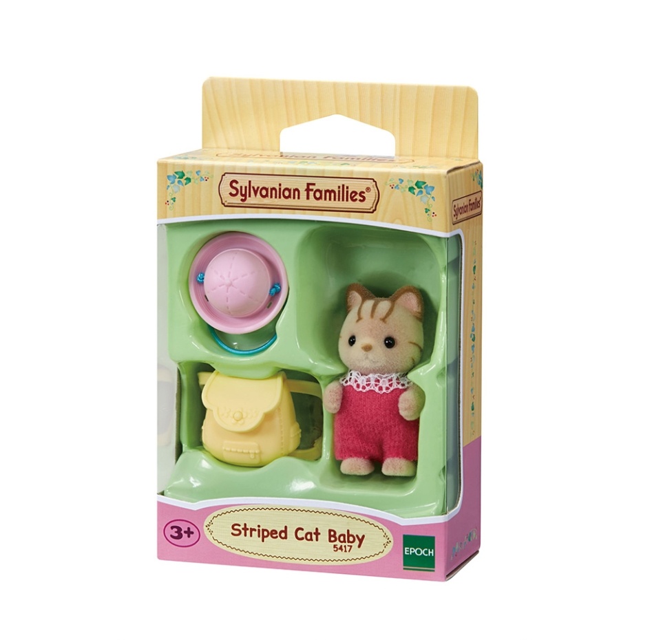 

Игровой набор Sylvanian Families Малыш полосатый котенок, Япония
