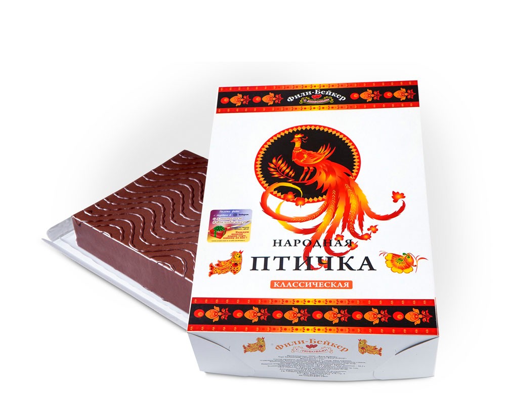 

Торт Фили-Бейкер Народная птичка классическая 500 г