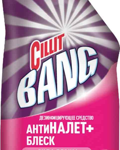 Чистящее средство для туалета Cillit Bang Turbo power Антиналет+блеск Сила весны 750 мл