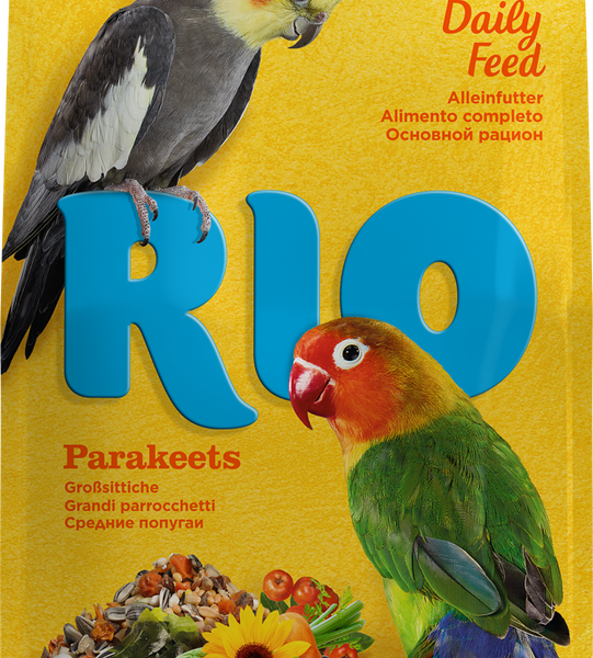 Корм для средних попугаев RIO Основной рацион