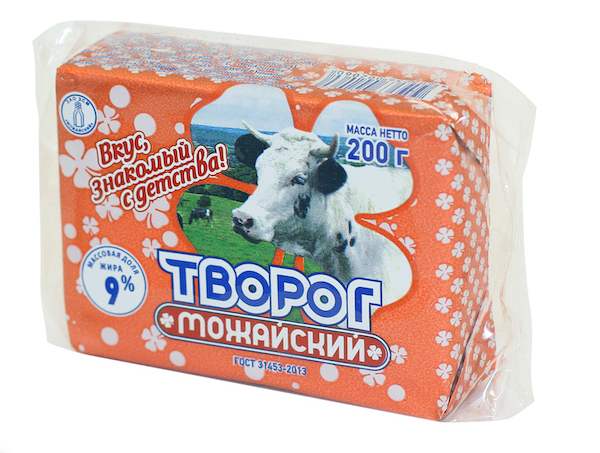 Творог мягкий 9% ТМ Можайское