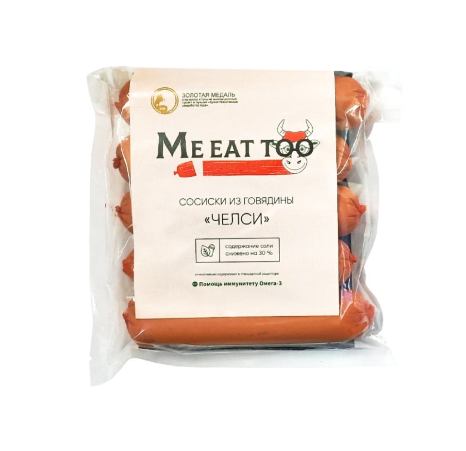 

Сосиски вареные Me Eat Too Челси в/с Беларусь