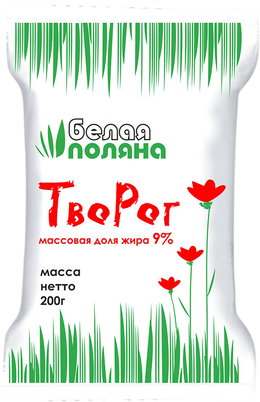 

Творог Белая поляна 9%