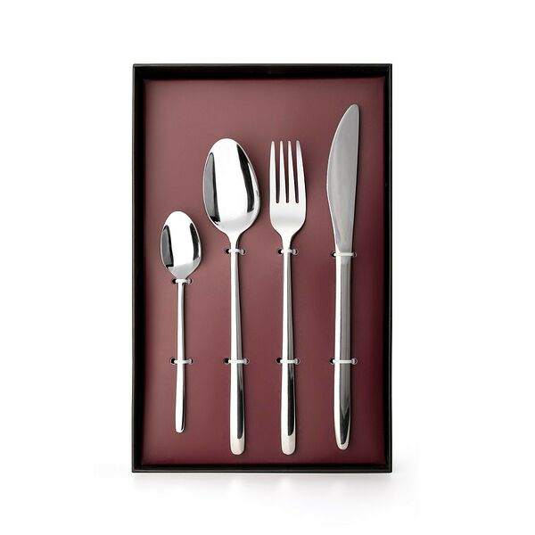 Набор столовых приборов Silver, 24 предмета, нерж. сталь