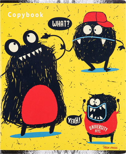 

Тетрадь Prof-Press 48 л. в клетку дизайн в ассортименте