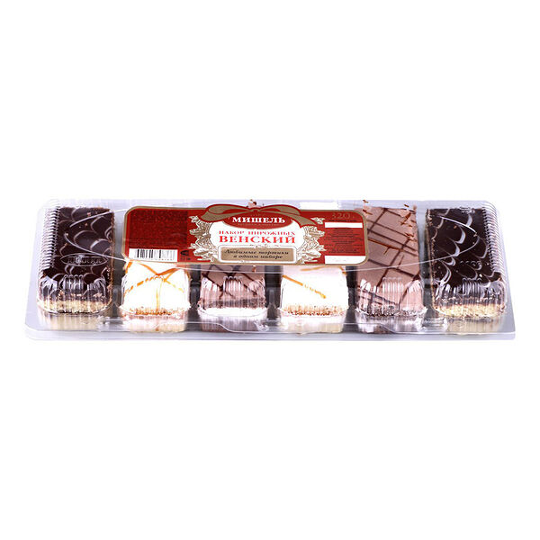 Набор пирожных Мишель Венский, 6 шт. в наборе, 320 г