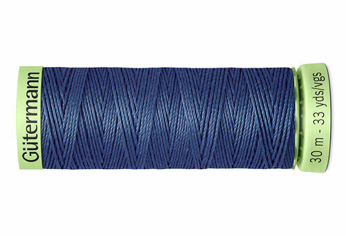 744506 Нить Top Stitch для отстрочки, 30м, 100% п/э Gutermann(068 серо-синий)