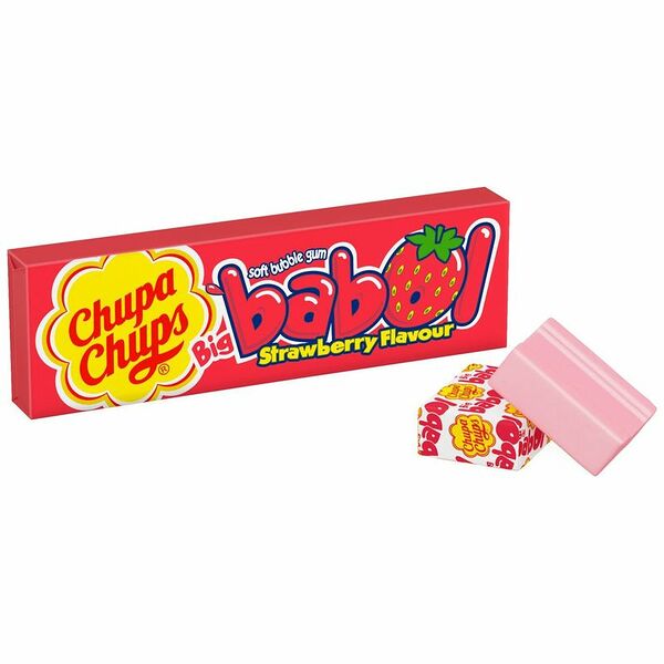 Жевательная резинка Chupa Chups Big Babol Клубника, 21г