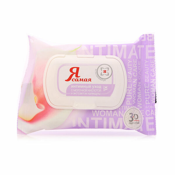Влажные салфетки для интимного ухода, в ассортименте ТМ  Я самая
