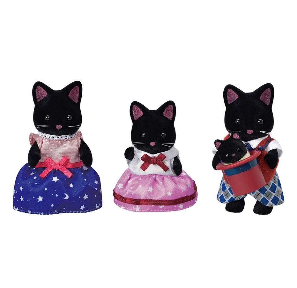 

Игровой набор Семья Черных котов Sylvanian Families, Япония