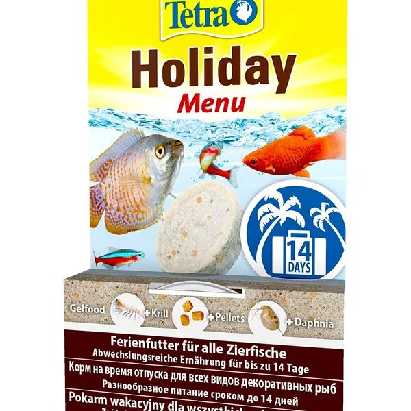 Корм Tetra Holiday Menu выходного дня для рыб