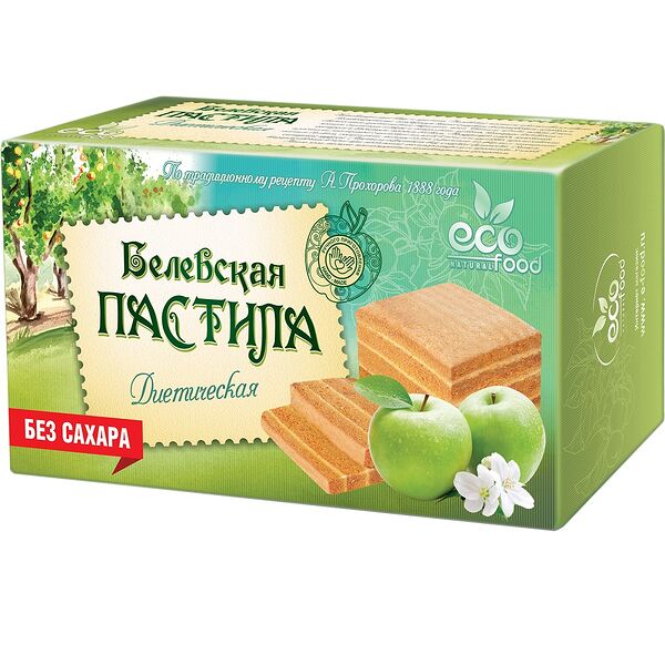 Пастила без сахара Белевская диетическая 100 гр. Россия