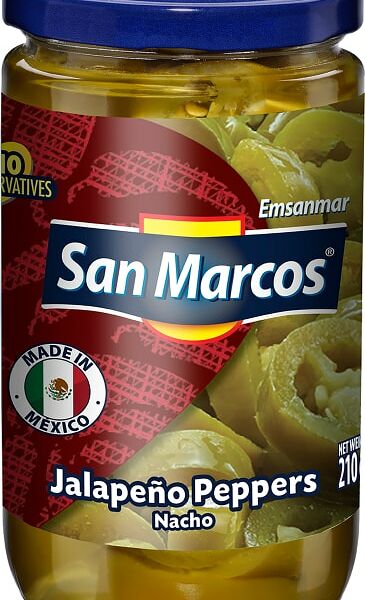 Перец Халапеньо San Marcos маринованный резаный 210г