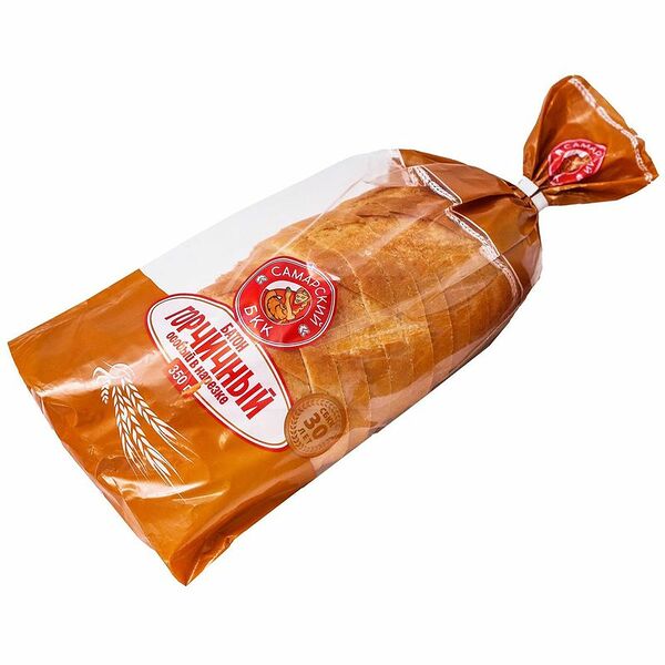 Самарский БКК Батон Горчичный пшеничный в нарезке 350г