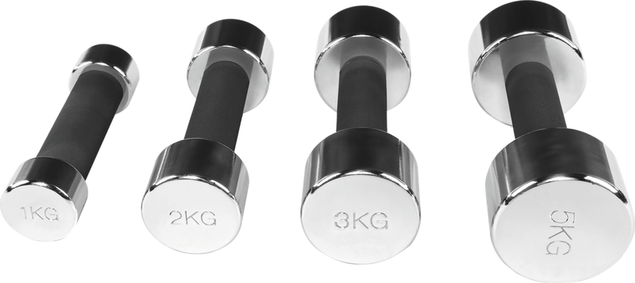 

Гантель хромированная 3кг, с мягкой ручкой, Арт. IR92015-3KG