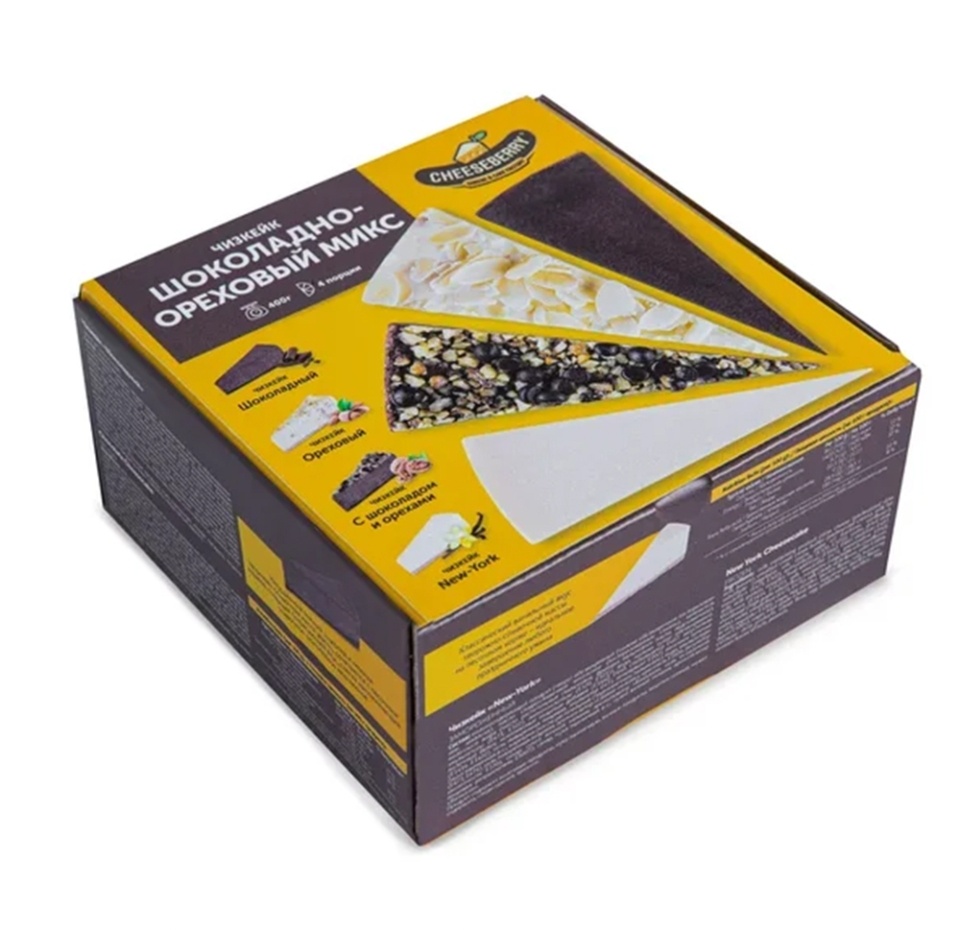 

Чизкейк Cheeseberry шоколадно-ореховый микс, с змж 400 г