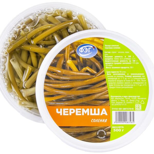 Черемша ФЭГ соленая 500г