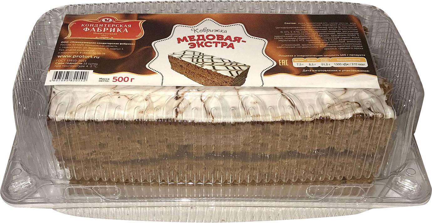 

Коврижка Новокузнецкая Кф Медовая-экстра 500 г