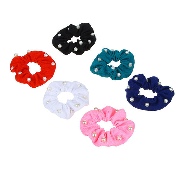 Резинка для волос Beriotti 7 см полиэстер 6 цветов в ассортименте арт. 203