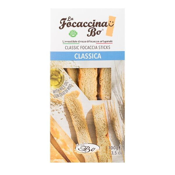 Хлебные полоски Grissinificio Bo Фокачча Классическая ручной работы