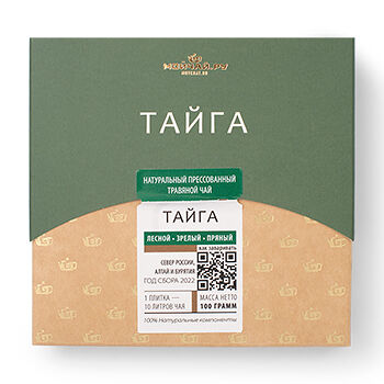Чай травяной Мойчай.ру Тайга пресованный 100г