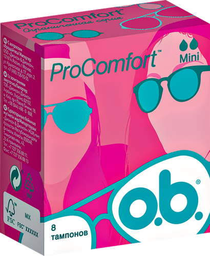 

Тампоны O.b. Mini ProComfort 8 шт.