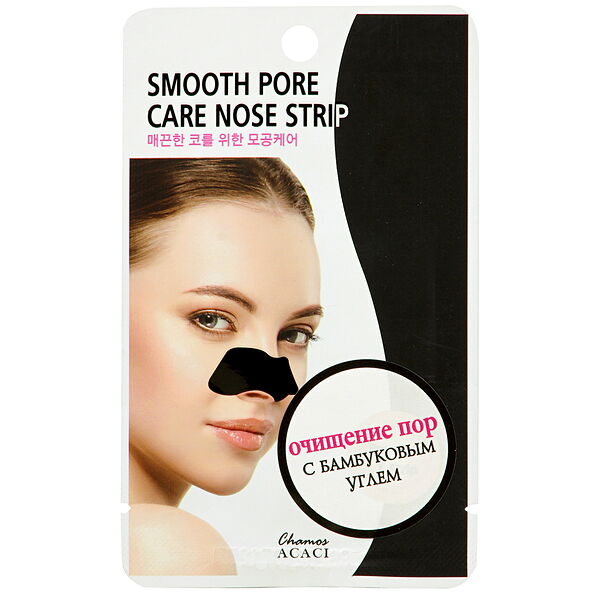 Полоска для носа Chamos Acaci очищающая от черных точек 1 шт