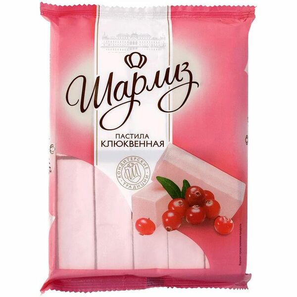Пастила Шарлиз со вкусом клюквы, 220г