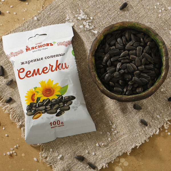 Семечки с солью жареные Мясновъ Буфет