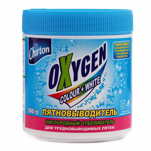 Кислородный отбеливатель-пятновыводитель для трудновыводимых пятен Oxygen TM Chirton (Чиртон)