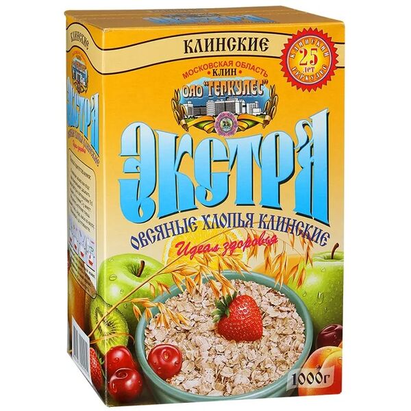 Хлопья овсяные, «Экстра»