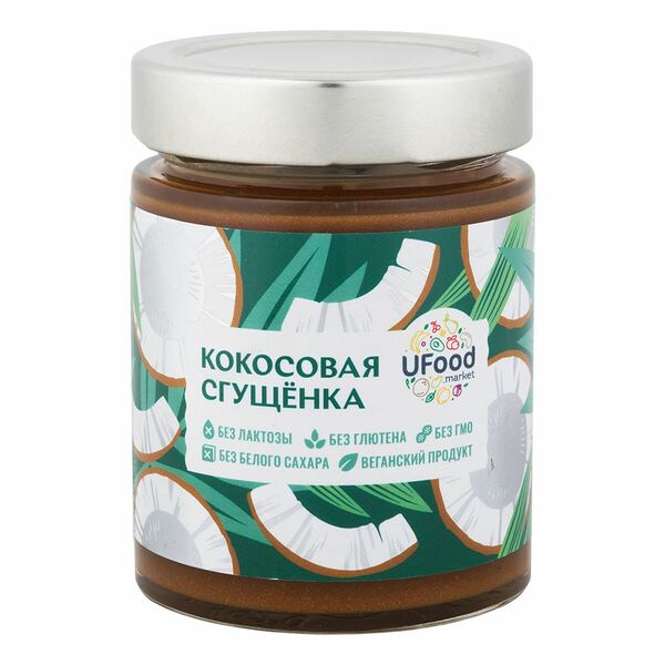 Растительная сгущенка Ufood кокосовая