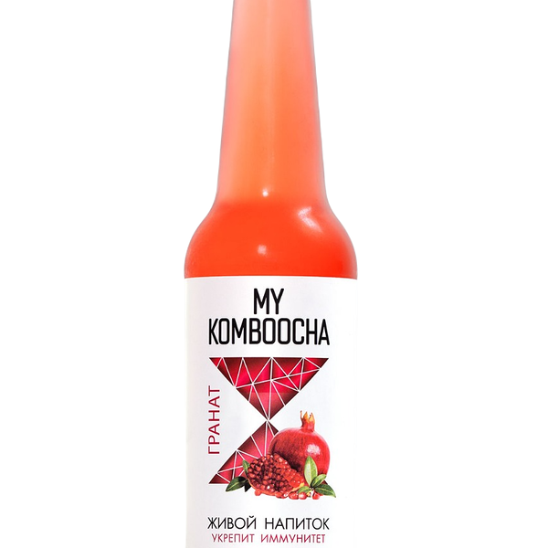 Напиток негазированный Комбуча с гранатом безалкогольный ТМ My Komboocha (Май Комбуча)