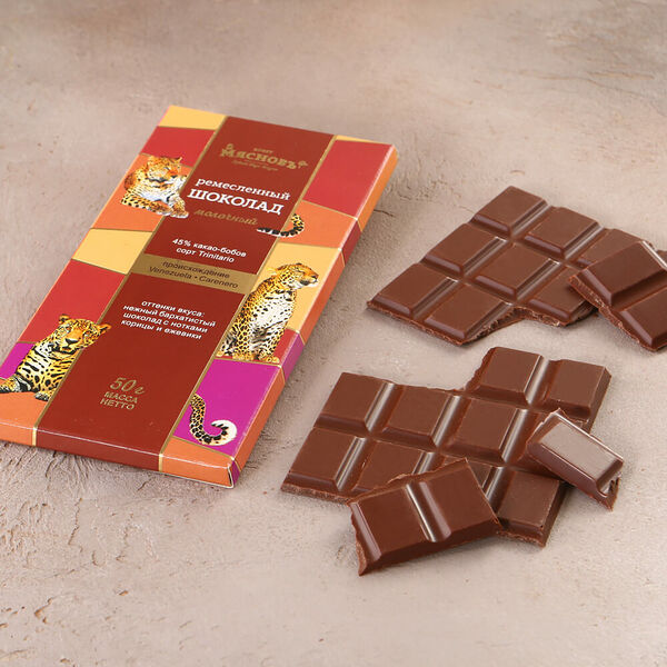 Шоколад ремесленный молочный МясновЪ Буфет от КуулКлевер