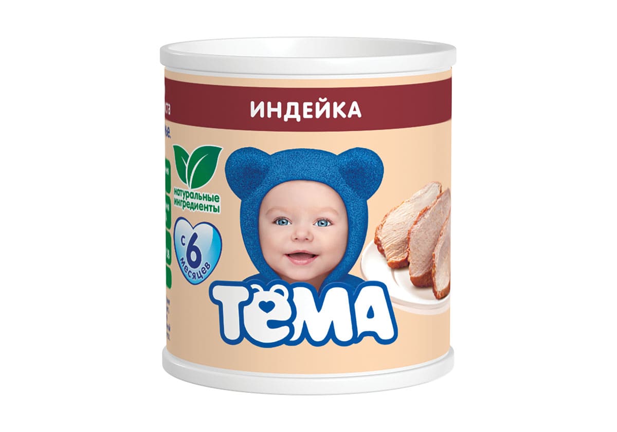 

Пюре Тёма индейка, 100 г