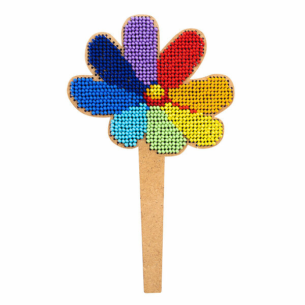 ТБ-105 Набор для вышивания бисером на основе Созвездие .Топпер ' Семицветик ' 9,5*15,5 см