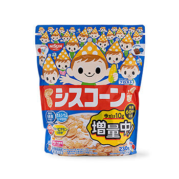 Хлопья Nissin Cisco кукурузные Big Frost 12 витаминов, Япония