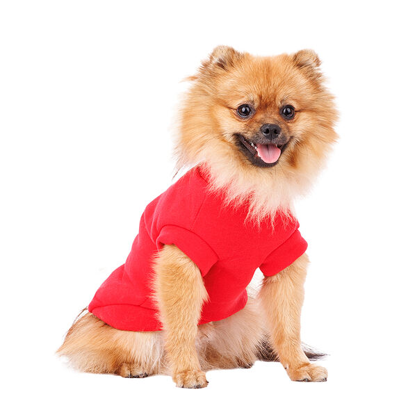 Толстовка для собак XL красный (унисекс)