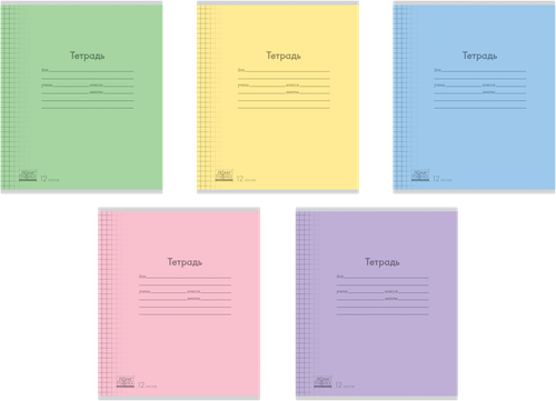 

Тетрадь ERICHKRAUSE ученическая,12л.Классикас линовкой,клетка