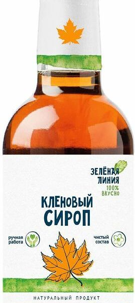 Сироп кленовый Зелёная Линия, 200мл