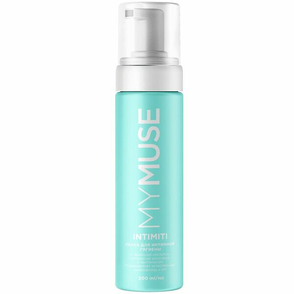 Пенка для интимной гигиены MYMUSE для чувствительной кожи 200мл